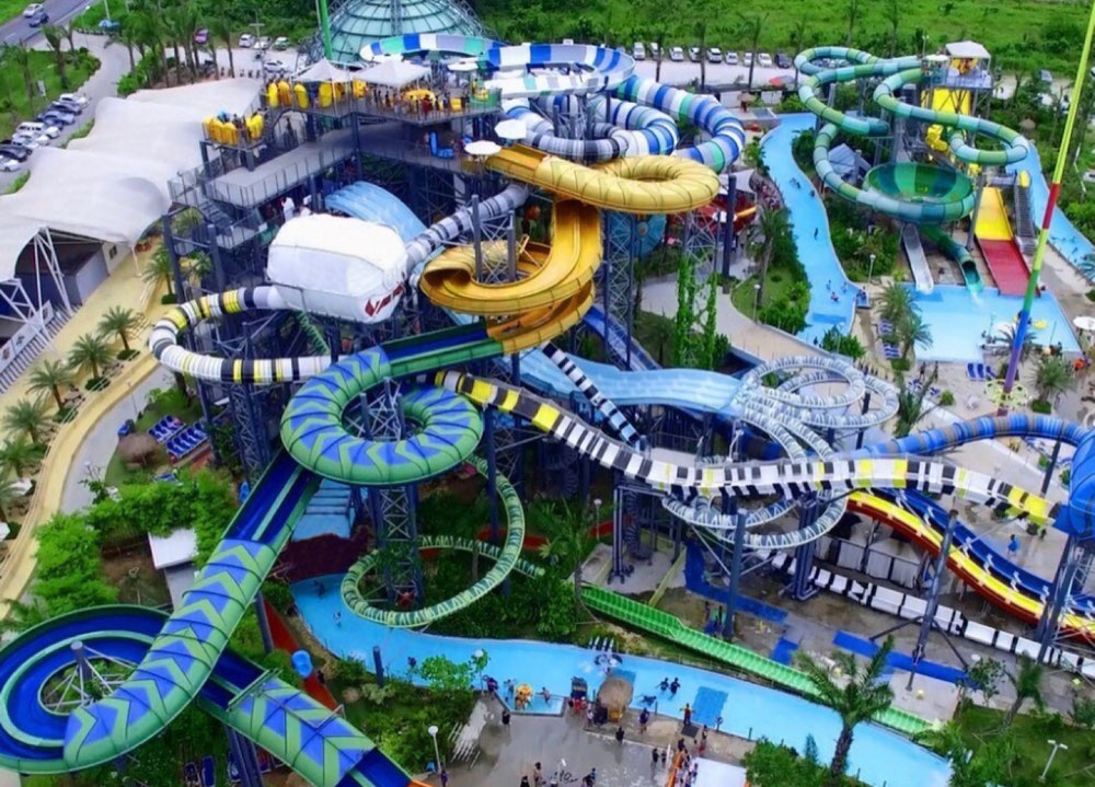 Columbia Pictures Aquaverse 水上乐园实景图