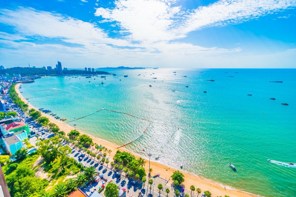 芭提雅市区包车半日一日路线海景图